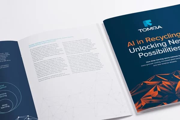 TOMRA launches new eBook underlining AI's transformative power in recycling