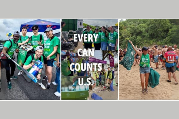 Every Can Counts US celebrates 75,000 cans collected for recycling during spring and summer festival season