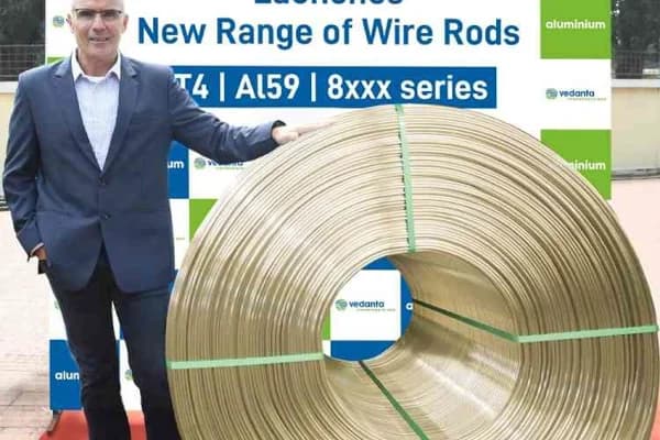 Vedanta launches a new range of aluminium wire rods with higher strength and durability at CWF2023