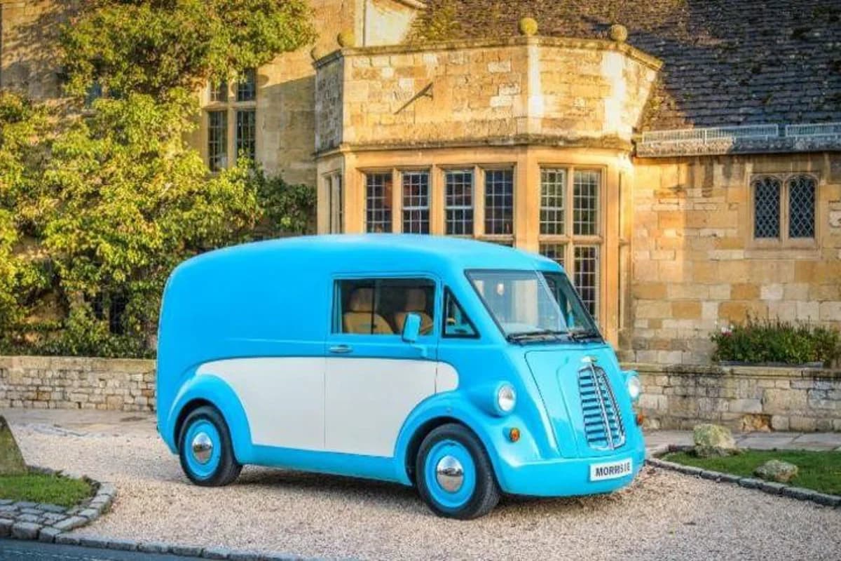 Morris Commercial unveils electric JE Van at Design Museum in London