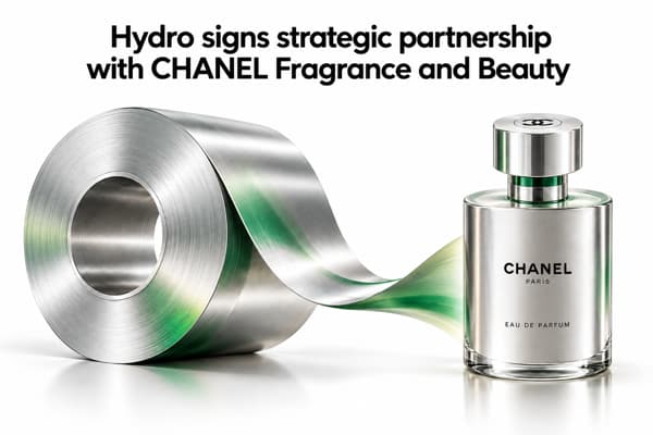 Hydro signs strategic partnership with CHANEL Fragrance and Beauty to accelerate the development of low-carbon aluminium