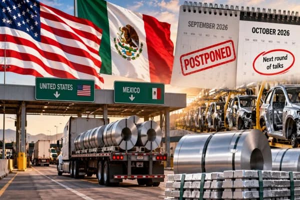 US-Mexico trade review faces delay, with automotive rules and metal tariffs in focus