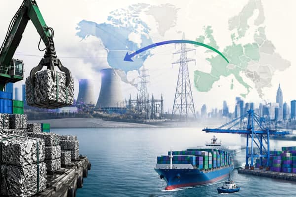 243% rise in US-bound aluminium scrap: METLEN calls for a more competitive Europe