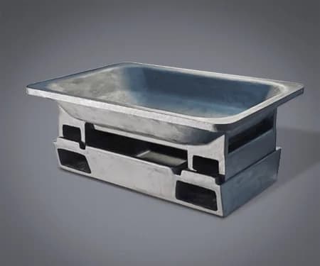 Aluminium Dross Pan Set