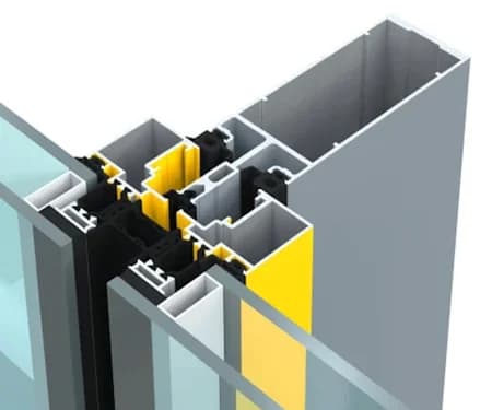 Semi-unitized Glazing Profile