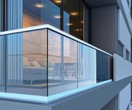 Aluminium Glass Balcony System