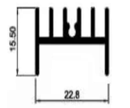 Aluminium Heat Sink Profile