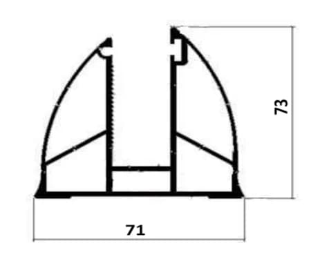 Aluminium Railing Profile