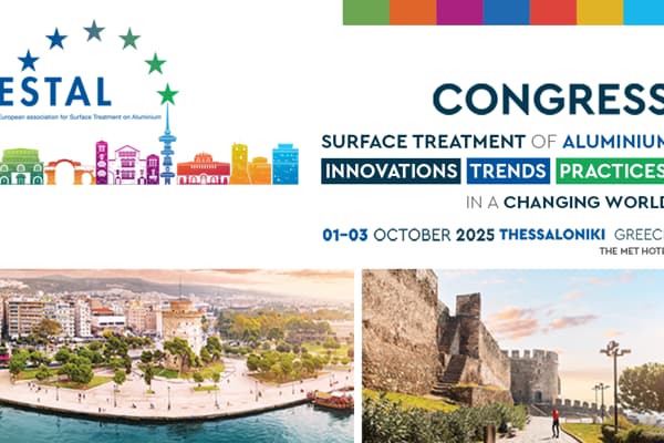 ESTAL CONGRESS on aluminium surface treatment, a landmark event in Greece
