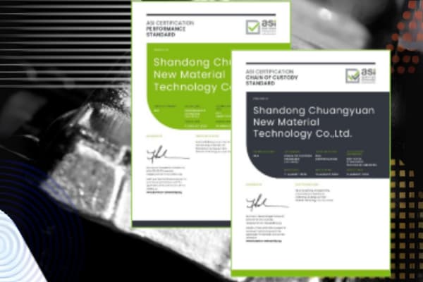 ASI certifies Shandong Innovation Group Co., Ltd. against Performance Standard V3 and Chain of Custody V2