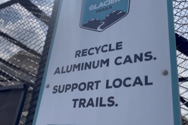 Aluminum can recycling trailers help build recreation trails in the Flathead