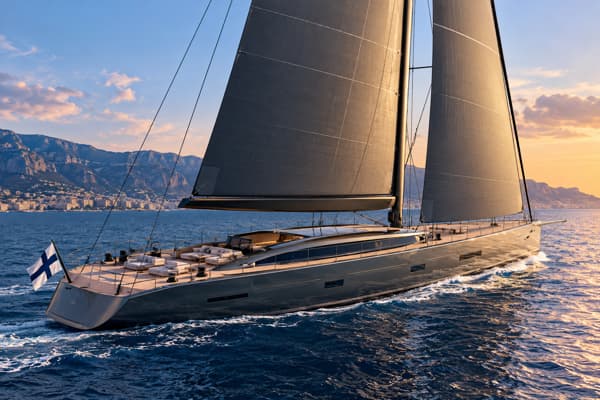 Nautor Swan’s 43.5-metre aluminium supermaxi takes shape ahead of 2028 delivery