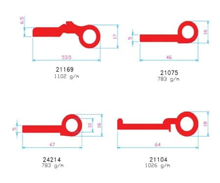 Aluminium Hinge Profile