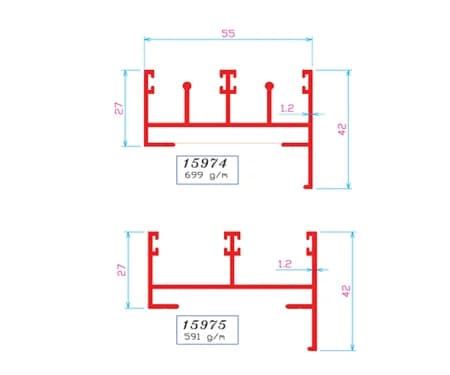 Aluminium Sliding Door and Window Profile