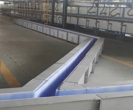 Integrated Aluminum liquid Launder System and Trough