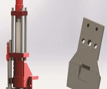 Aluminium Extrusion Press Intermediate Work Scissors Unit and Scissors Blade