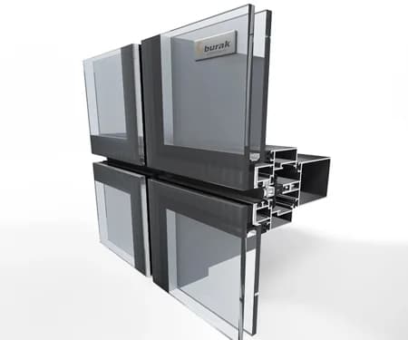 Aluminium Curtain Wall Profile