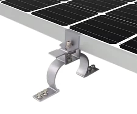 Short Rack Metal Roof Solar Panel Mounting Structure