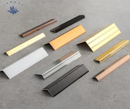 L-Shaped Cap Aluminium Wall Panel Edge Trim