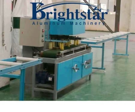 Single shaft Aluminium profile brushing machine