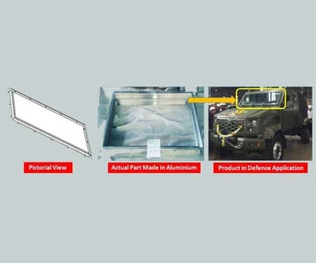 Windshield Frame(Defence Vehicle)