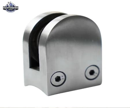 Stainless Steel 304 Balcony Railing D Shape Glass Clamp for Balustrade