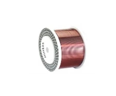 Enamelled rectangular copper & aluminium strip