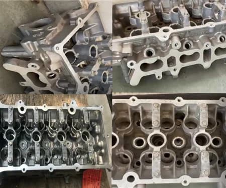 Plant Waste Scrap Engine Aluminium Head & Runner