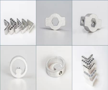 Aluminium alloy OEM anodized extruded mid clamp 40/50/60mm