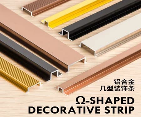Aluminium Alloy 几shaped Sealing Trimming Strip
