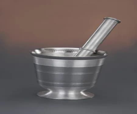 Aluminium Mortar and Pestle (khal dasta)