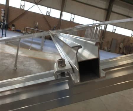 Solar Aluminium Structure Upper & Lower Rail