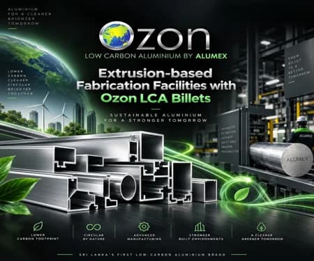 Extrusion-based Fabrication Facilities with Ozone LCA Billets