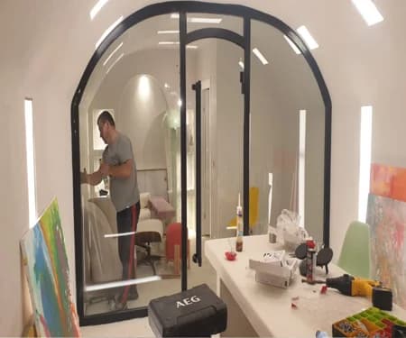 Aluminium Glass Office Partition Systems