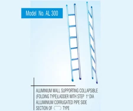 Aluminium Wall Supporting Collapsible Ladder