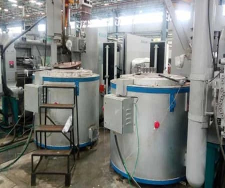 Electrical Aluminium Crucible Type Melting cum Holding Furnace