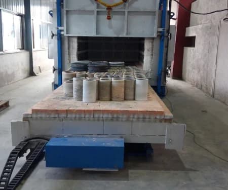 Bogie Hearth Type / Car Bottom Type Heat Treatment Furnace
