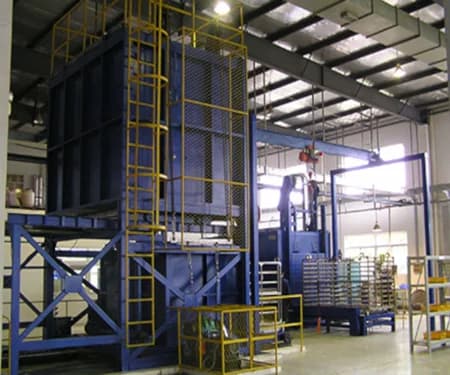 Vertical Aluminium Alloy Solution Aging Production Line
