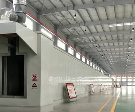 Conveyorised Aluminium Horizontal Coated Powder Machine