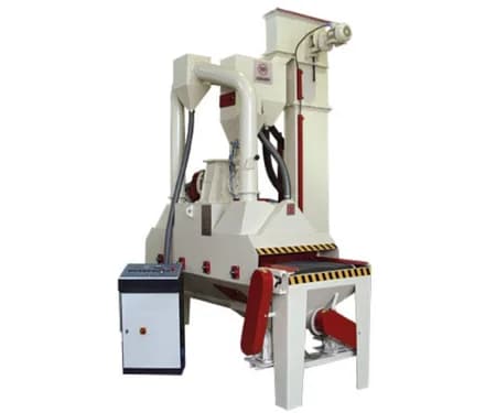 Continuous Conveyor System SandBlasting Machine