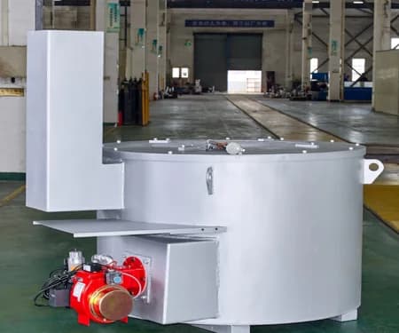 Aluminium Melting Furnace with Natural Gas