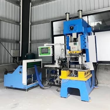 Double Cavity Fully Automatic Aluminium Foil Container Making Machine