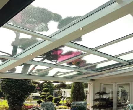 Aluminium Retractable Glass Roof Systems