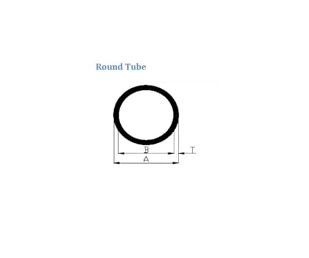 Extruded Aluminium Round Tube