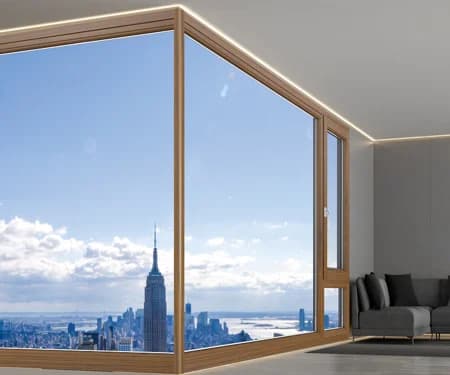 LM98Plus Aluminium Clad Wood Inner Window Series