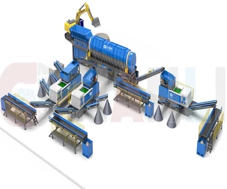 Semi-Mobile Aluminium Scrap Recycling Equipment