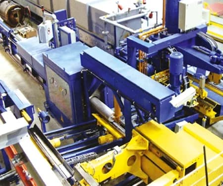 Aluminium Billet Heater and Hot Log Shear Saw