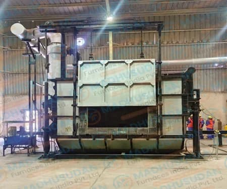 Aluminium Melting and Holding Skelner Furnace