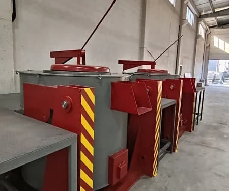Natural Gas and Electric Melting and Settling Furnace