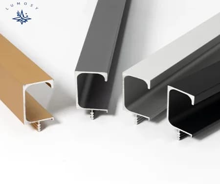 Aluminium G Handle Profile For Kitchen Cabinet and Wardrobe